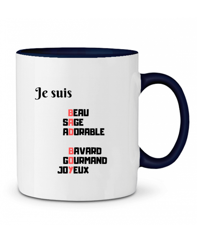 Mug bicolore BAD BOY Bouh