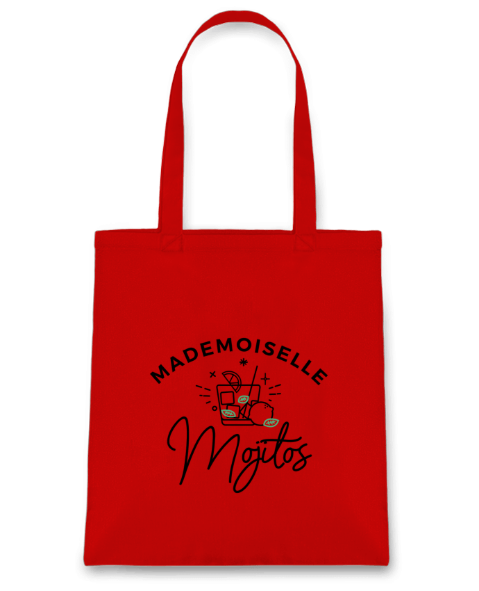 Tote Bag cotton Mademoiselle Mojitos by Nana