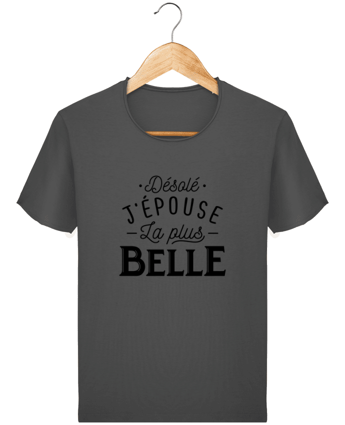  T-shirt Homme vintage j'épouse la plus belle evg mariage par Original t-shirt