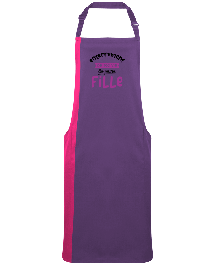 Two-tone long Apron Enterrement de ma vie de jeune evjf mariage by  Original t-shirt