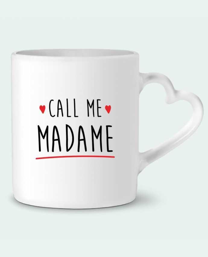 Mug Heart Call me madame evjf mariage by Original t-shirt