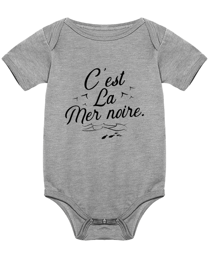 Body Bebé C'est la mer noire por Original t-shirt