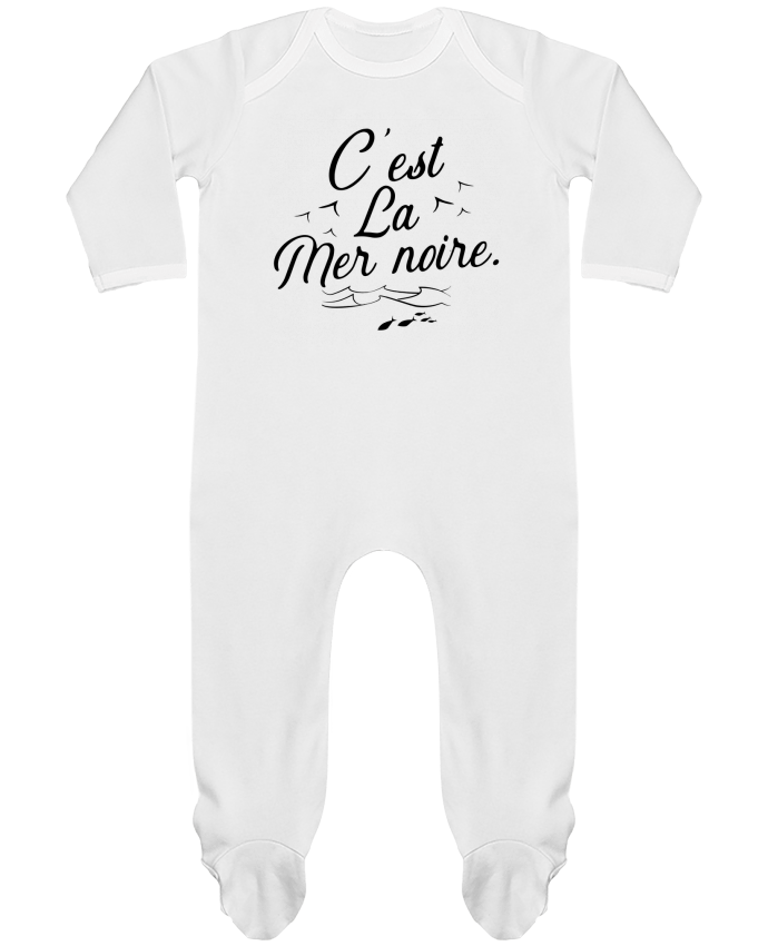 Body Pyjama Bébé C'est la mer noire par Original t-shirt