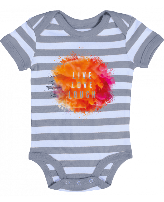 Baby Body striped Live Love Laugh - Sonia Diao