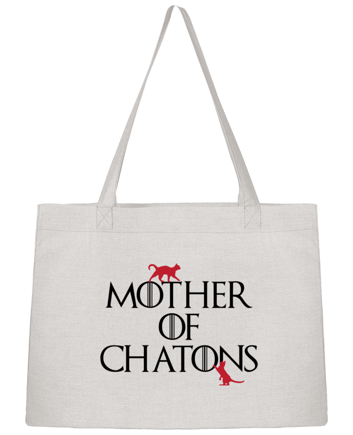 Shopping tote bag Stanley Stella Mother of chatons by tunetoo