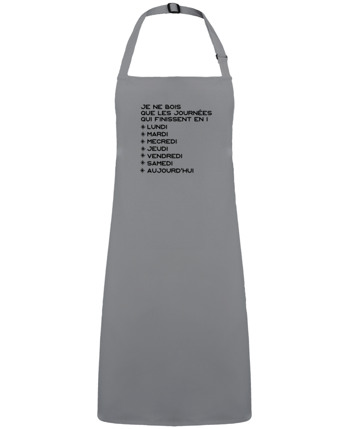 Tablier Les journées en i cadeau par  Original t-shirt