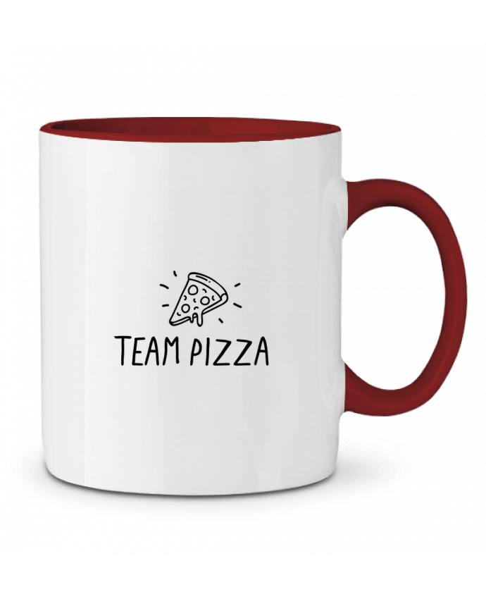 Mug bicolore Team pizza cadeau humour Original t-shirt