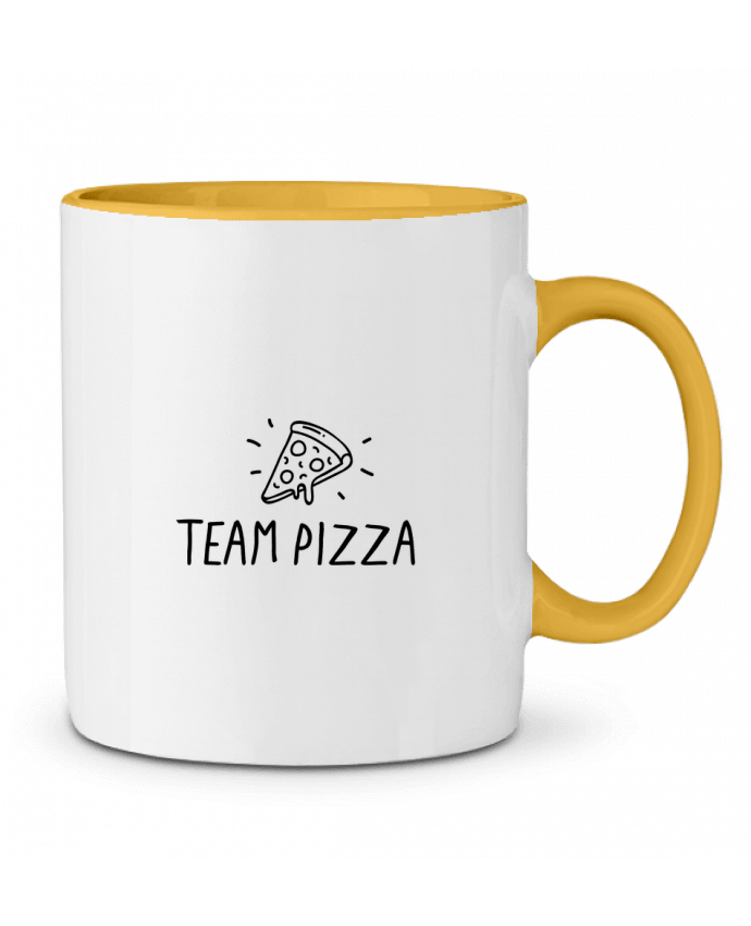 Mug bicolore Team pizza cadeau humour Original t-shirt