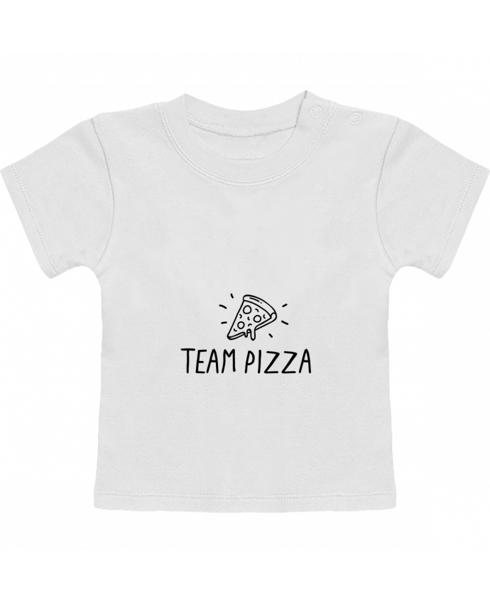 Camiseta Bebé Manga Corta Team pizza cadeau humour manches courtes du designer Original t-shirt