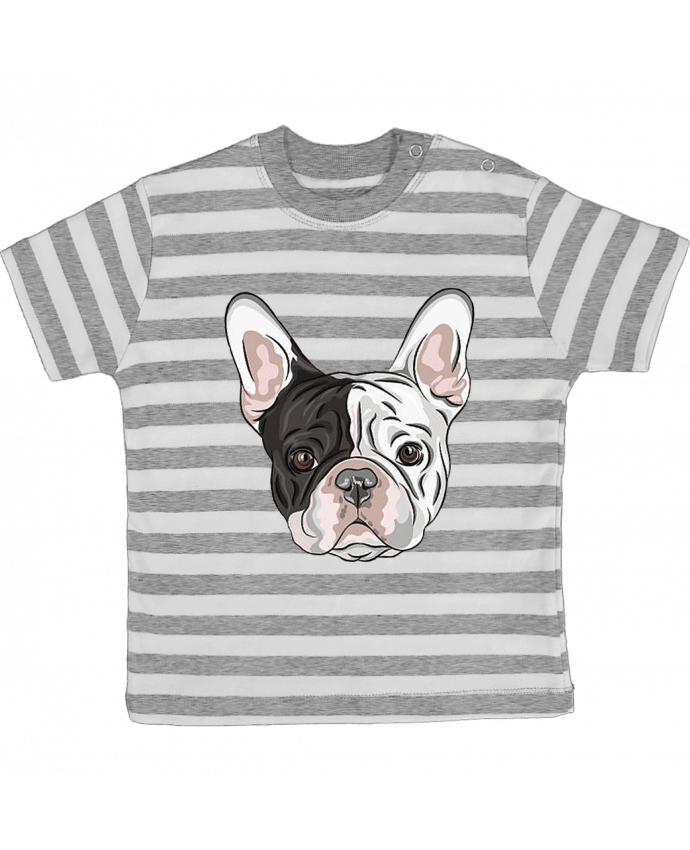 Camiseta Bebé a Rayas Frenchy por caroline.c