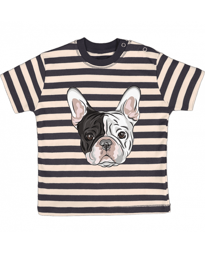 T-shirt baby with stripes Frenchy by caroline.c