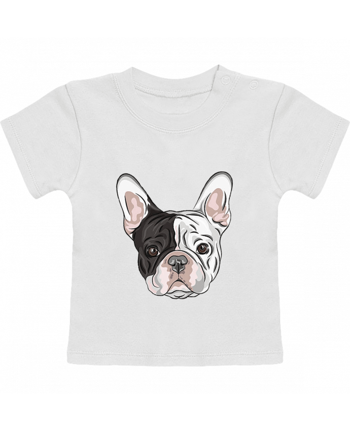 T-Shirt Baby Short Sleeve Frenchy manches courtes du designer caroline.c