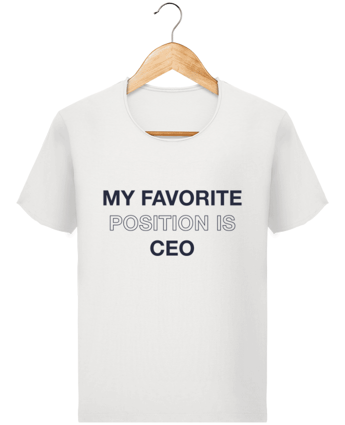  T-shirt Homme vintage My favorite position is CEO par tunetoo
