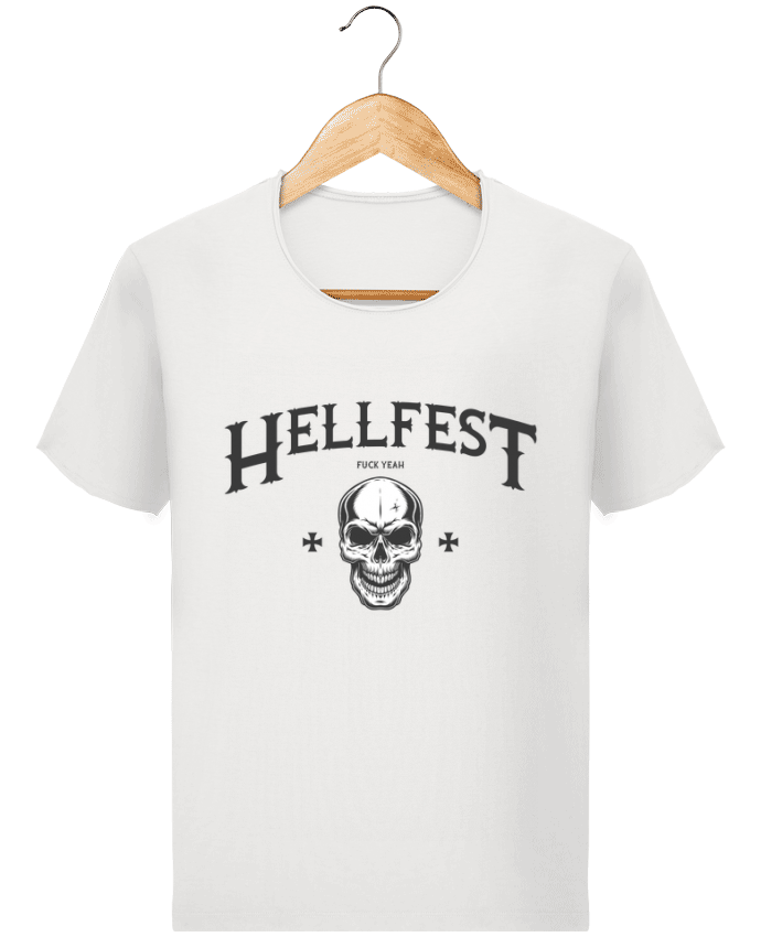  T-shirt Homme vintage Hellfest fuck yeah par tunetoo