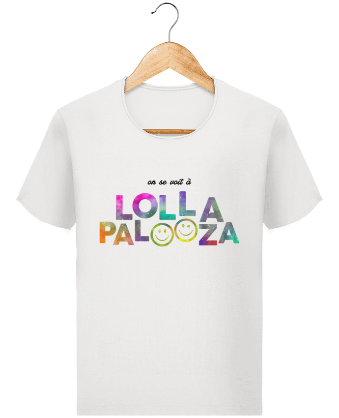T-shirt Men Stanley Imagines Vintage On se voit à Lollapalooza by tunetoo