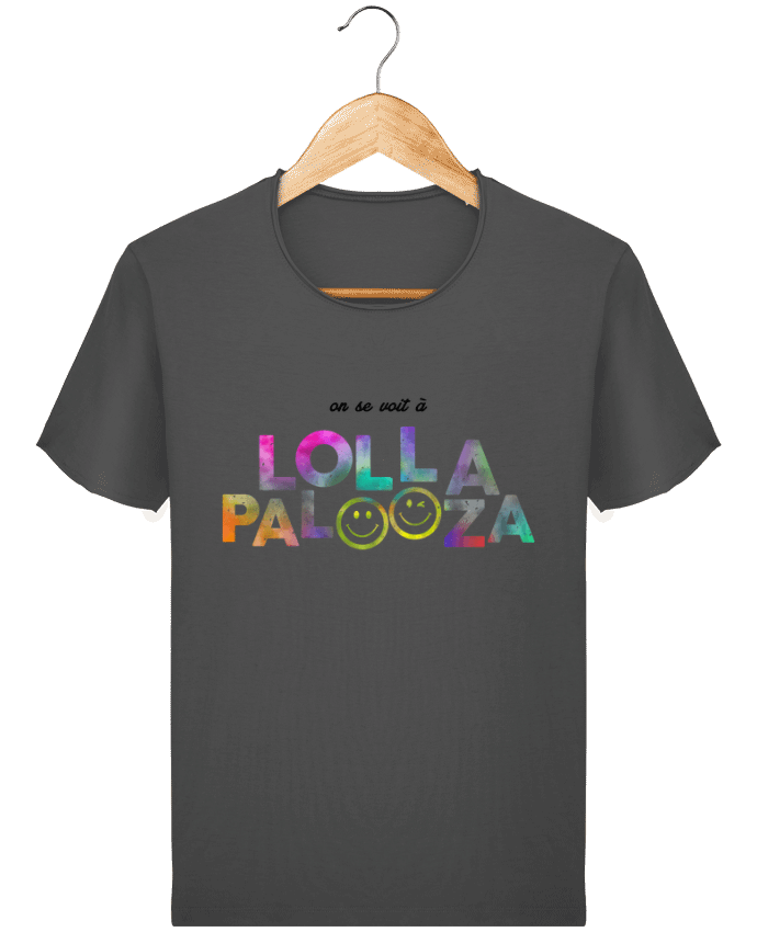 T-shirt Men Stanley Imagines Vintage On se voit à Lollapalooza by tunetoo