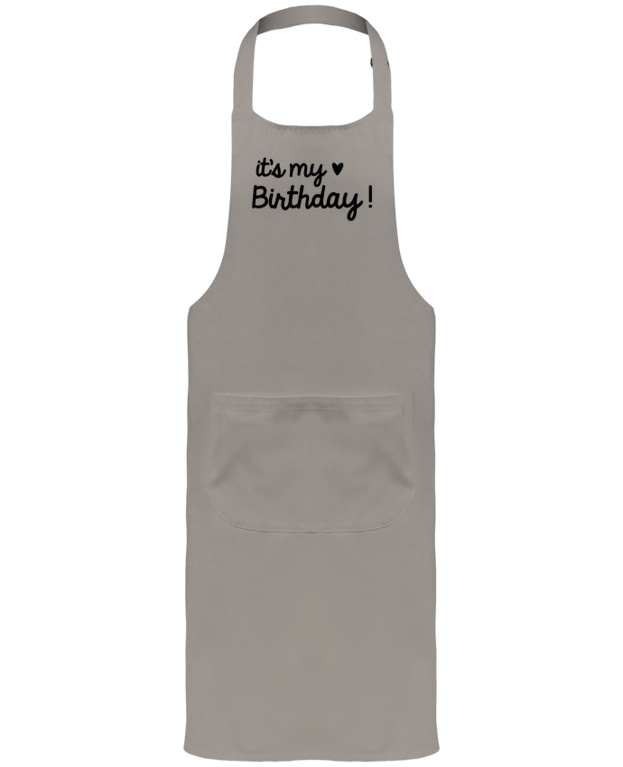 Tablier avec poches it's my birthday cadeau par Original t-shirt