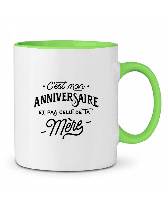 Two-tone Ceramic Mug C'est mon anniversaire cadeau Original t-shirt