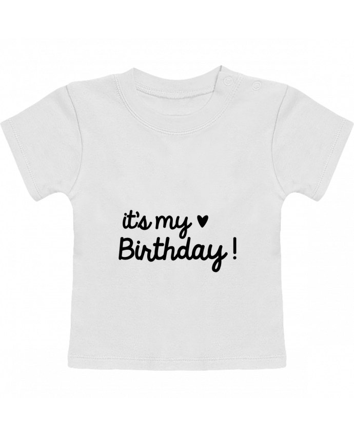 T-shirt bébé it's my birthday cadeau manches courtes du designer Original t-shirt