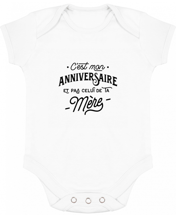 Body Bebé Contraste C'est mon anniversaire cadeau por Original t-shirt