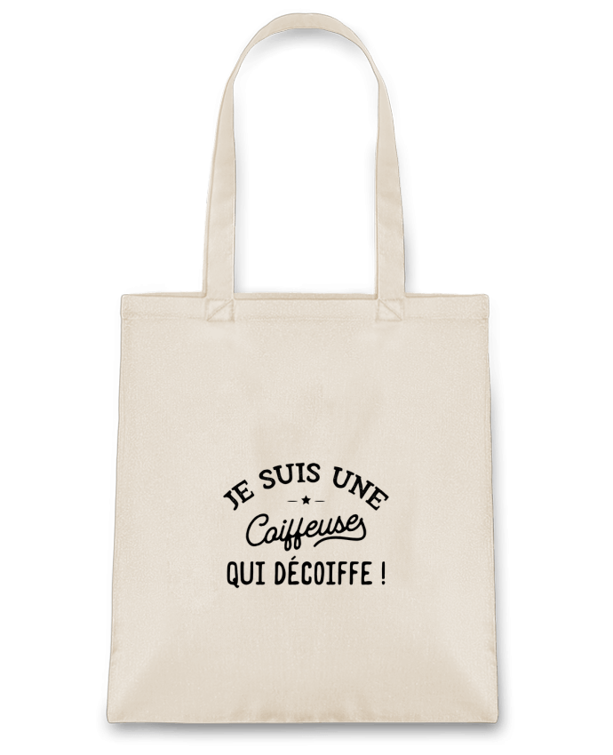 Tote Bag cotton Une coiffeuse décoiffe cadeau by Original t-shirt