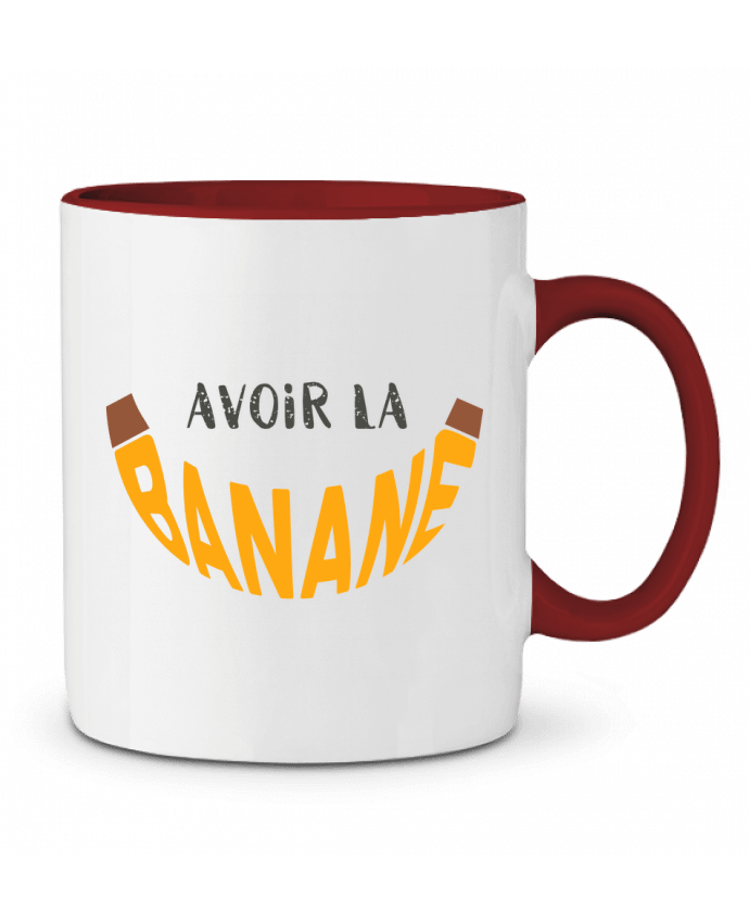 Mug bicolore Avoir la banane tunetoo