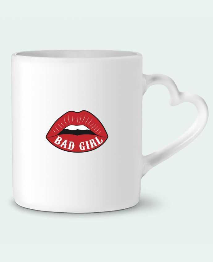 Mug coeur Bad Girl par tunetoo