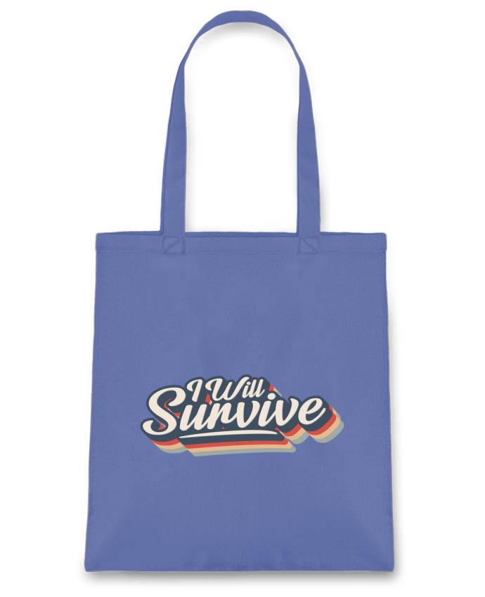 Tote Bag cotton I will survive by tunetoo