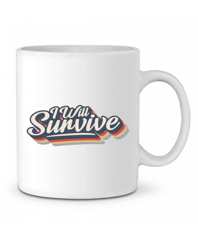 Ceramic Mug I will survive by tunetoo