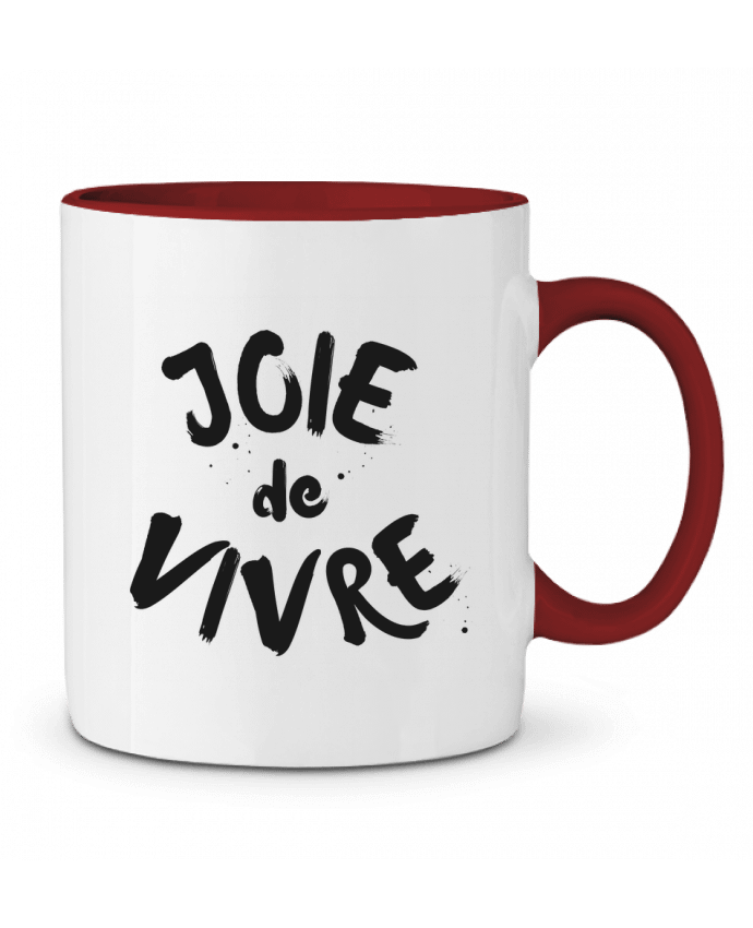 Mug bicolore Joie de vivre tunetoo