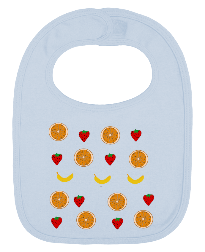 Bavoir bébé uni Fruits par Paalapaa