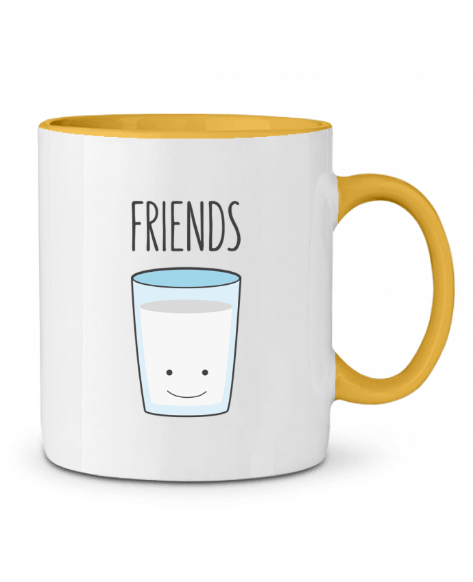 Two-tone Ceramic Mug BFF - Cookies & Milk 2 tunetoo