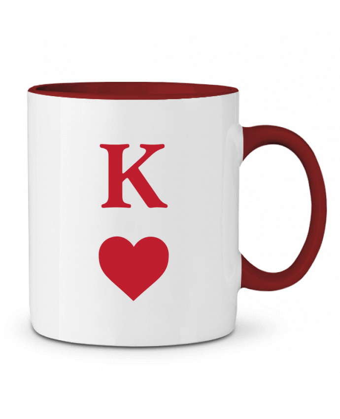Taza Cerámica Bicolor K - King tunetoo