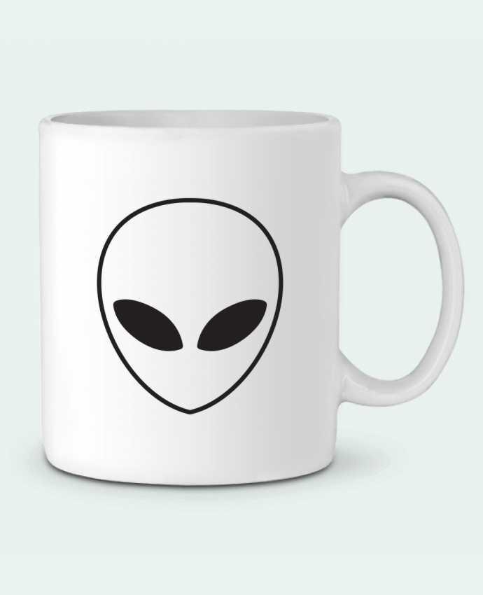 Ceramic Mug Alien and Planet by tunetoo