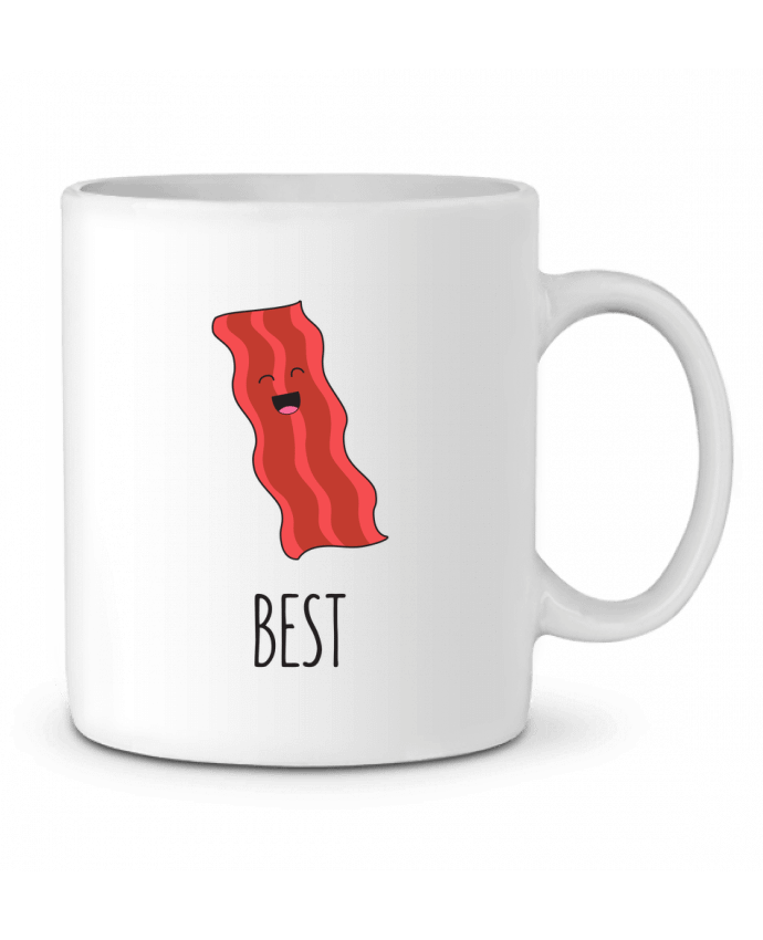 Ceramic Mug BFF - Bacon and egg 1 by tunetoo