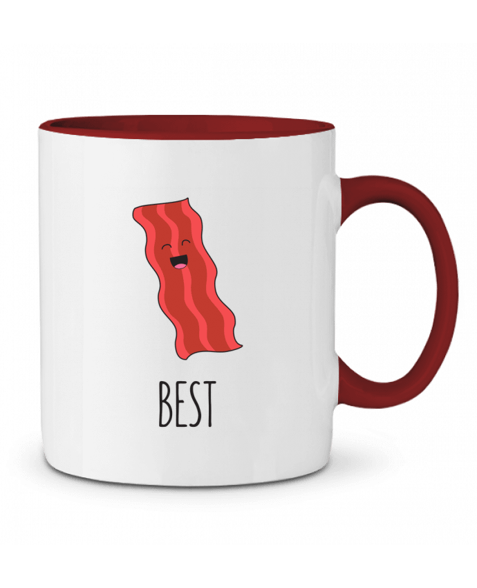 Taza Cerámica Bicolor BFF - Bacon and egg 1 tunetoo