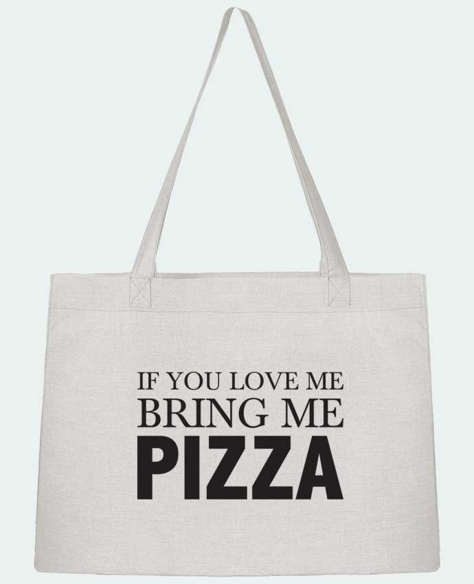 Shopping tote bag Stanley Stella Bring me pizza by tunetoo
