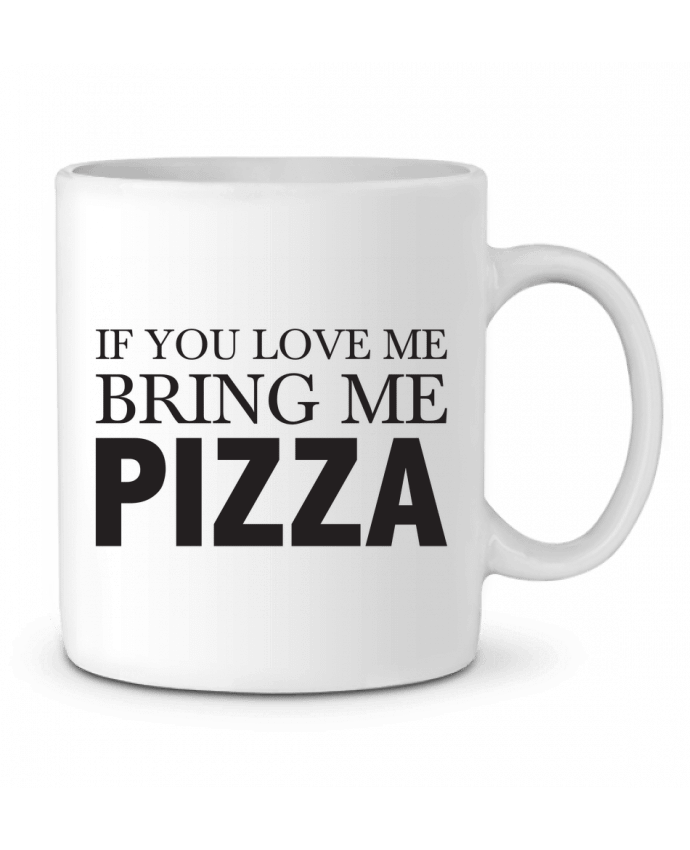 Ceramic Mug Bring me pizza by tunetoo