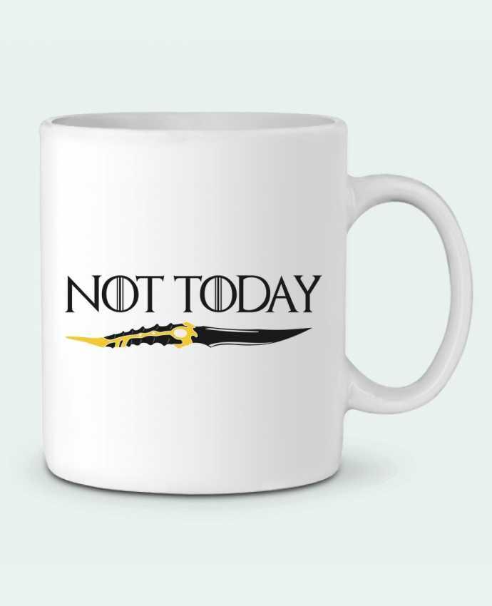 Taza Cerámica Not today - Arya Stark por tunetoo