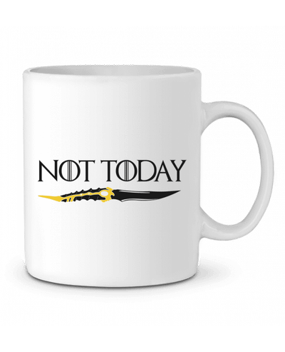 Mug  Not today - Arya Stark par tunetoo
