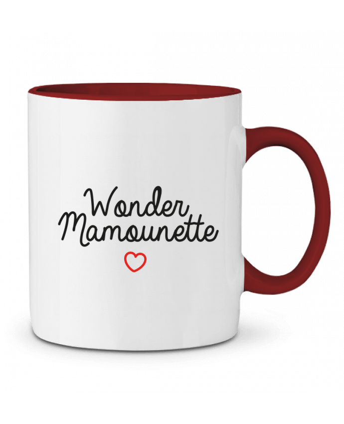 Mug bicolore Wonder Mamounette Nana