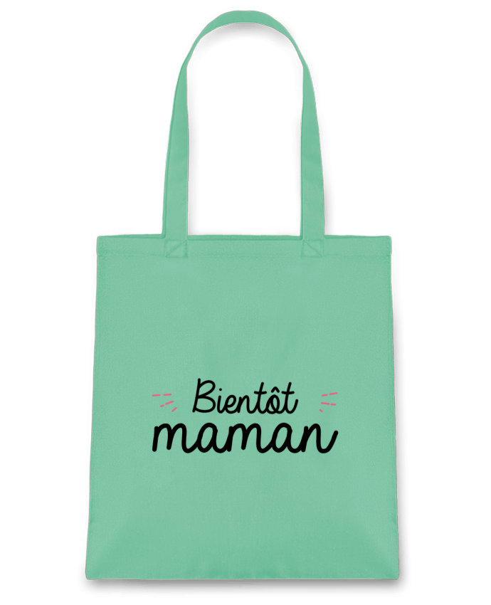 Tote Bag cotton Bientôt maman by Nana