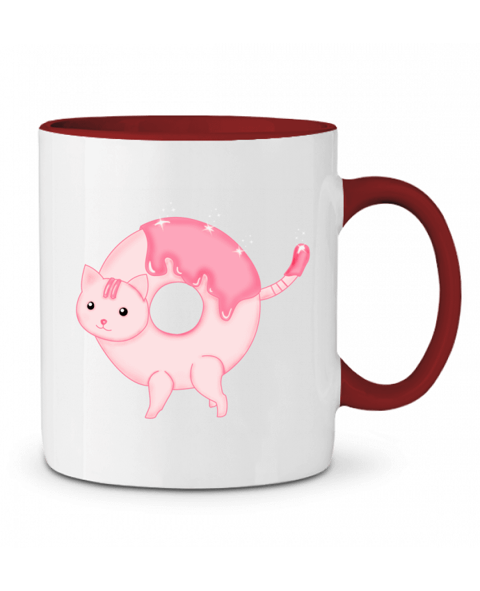 Mug bicolore Tasty Donut Cat Thesoulofthedevil