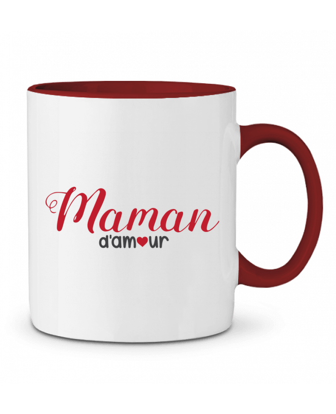 Mug bicolore Maman d'amour tunetoo