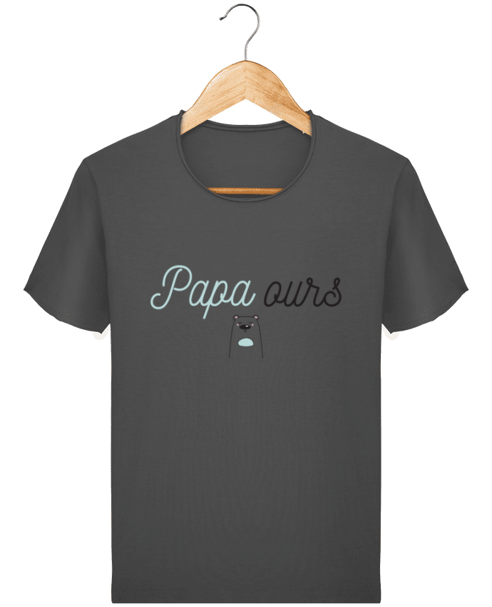 T-shirt Homme vintage Papa ours par tunetoo
