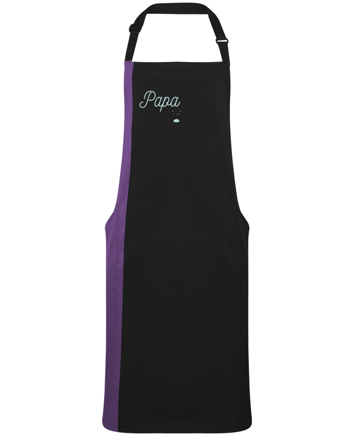 Two-tone long Apron Papa ours by  tunetoo