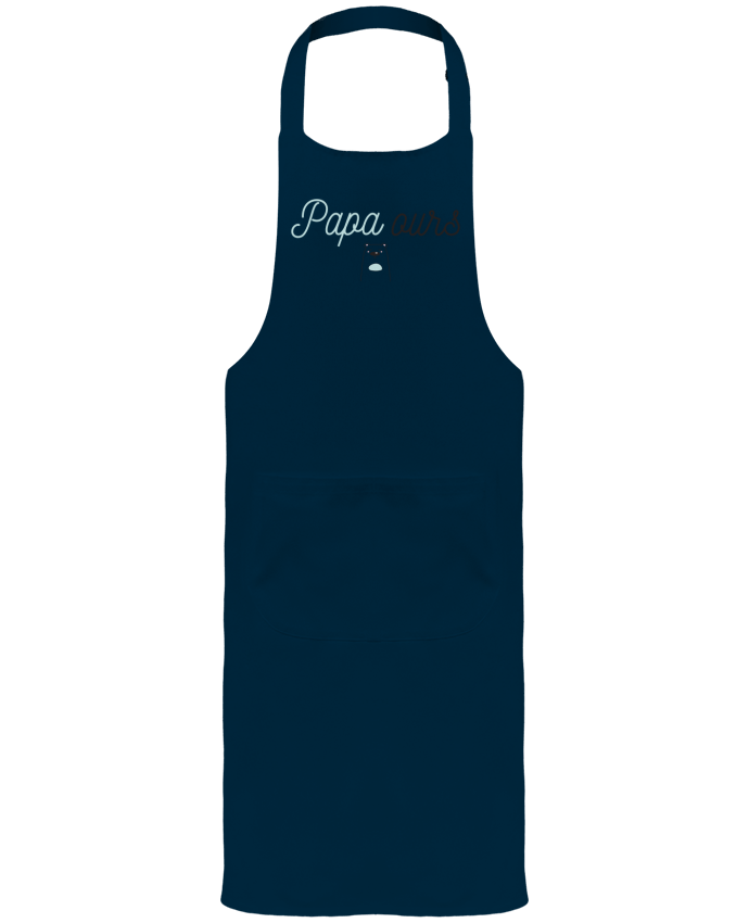 Garden or Sommelier Apron with Pocket Papa ours by tunetoo
