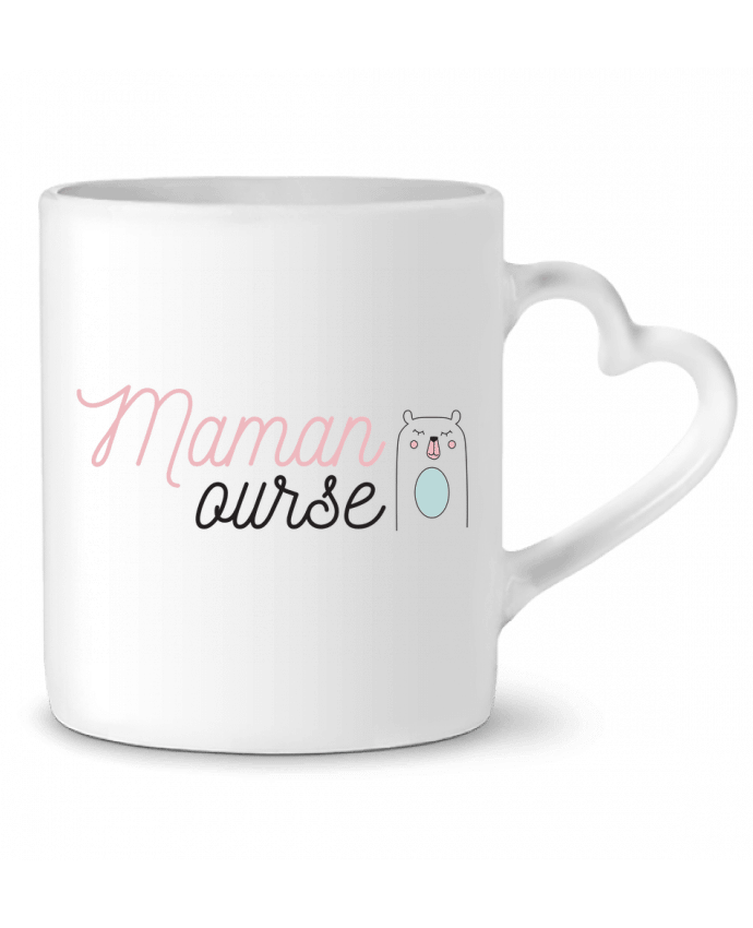 Mug Heart Maman ourse by tunetoo