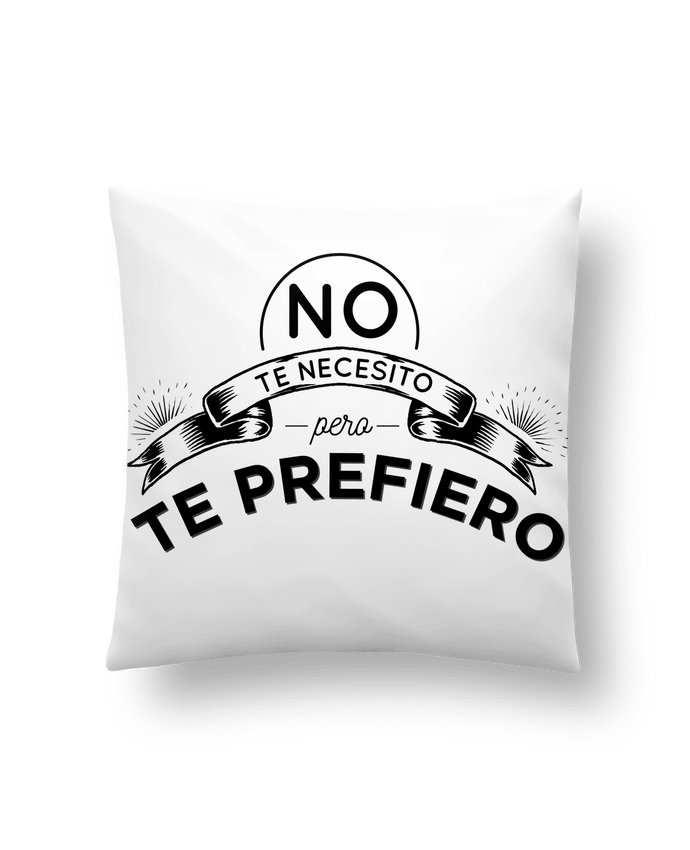 Cushion synthetic soft 45 x 45 cm No te necesito amor by Pascualina 