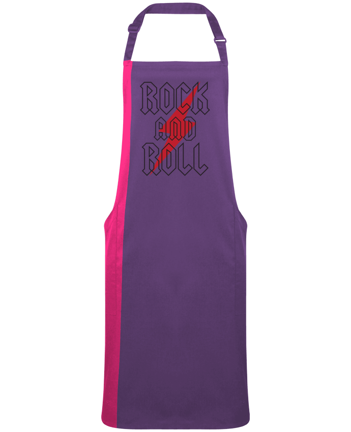 Tablier bicolore Rock And Roll par  Freeyourshirt.com